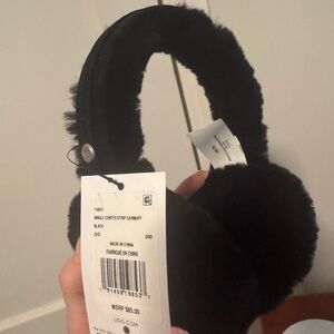 UGG Black Shearling Earmuffs